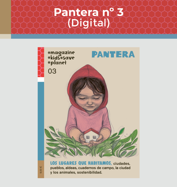 Portada de revista infantil Pantera Nº3 - Los Lugares Que Habitamos (edición digital)